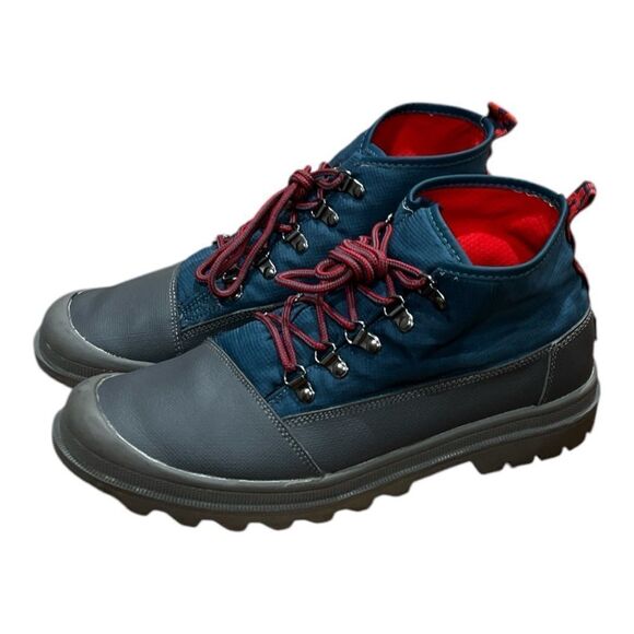 TOMS Men’s Cordova Boots Castlerock Gray/Legion Blue Ripstop Size 12 - Picture 4 of 7